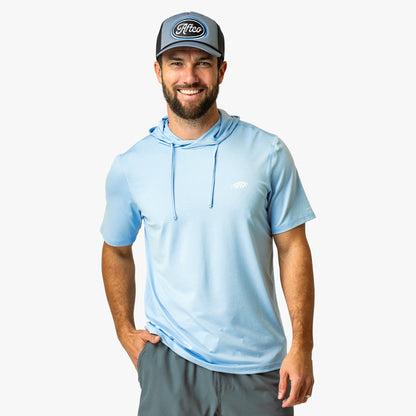 Samurai Short Sleeve Hooded Sun Protection Shirt