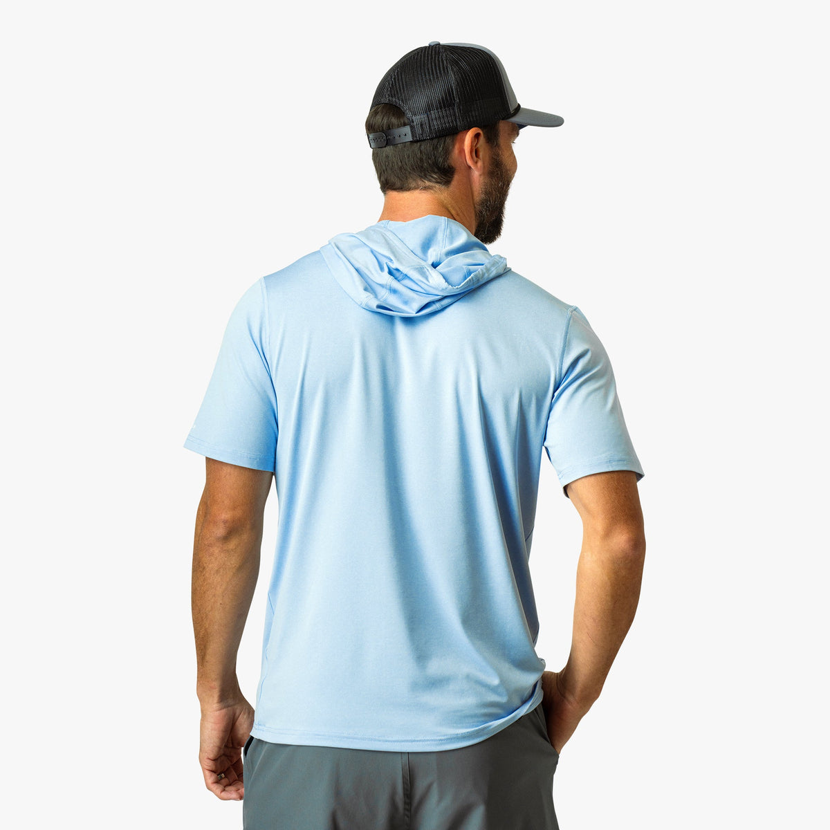 Samurai Short Sleeve Hooded Sun Protection Shirt