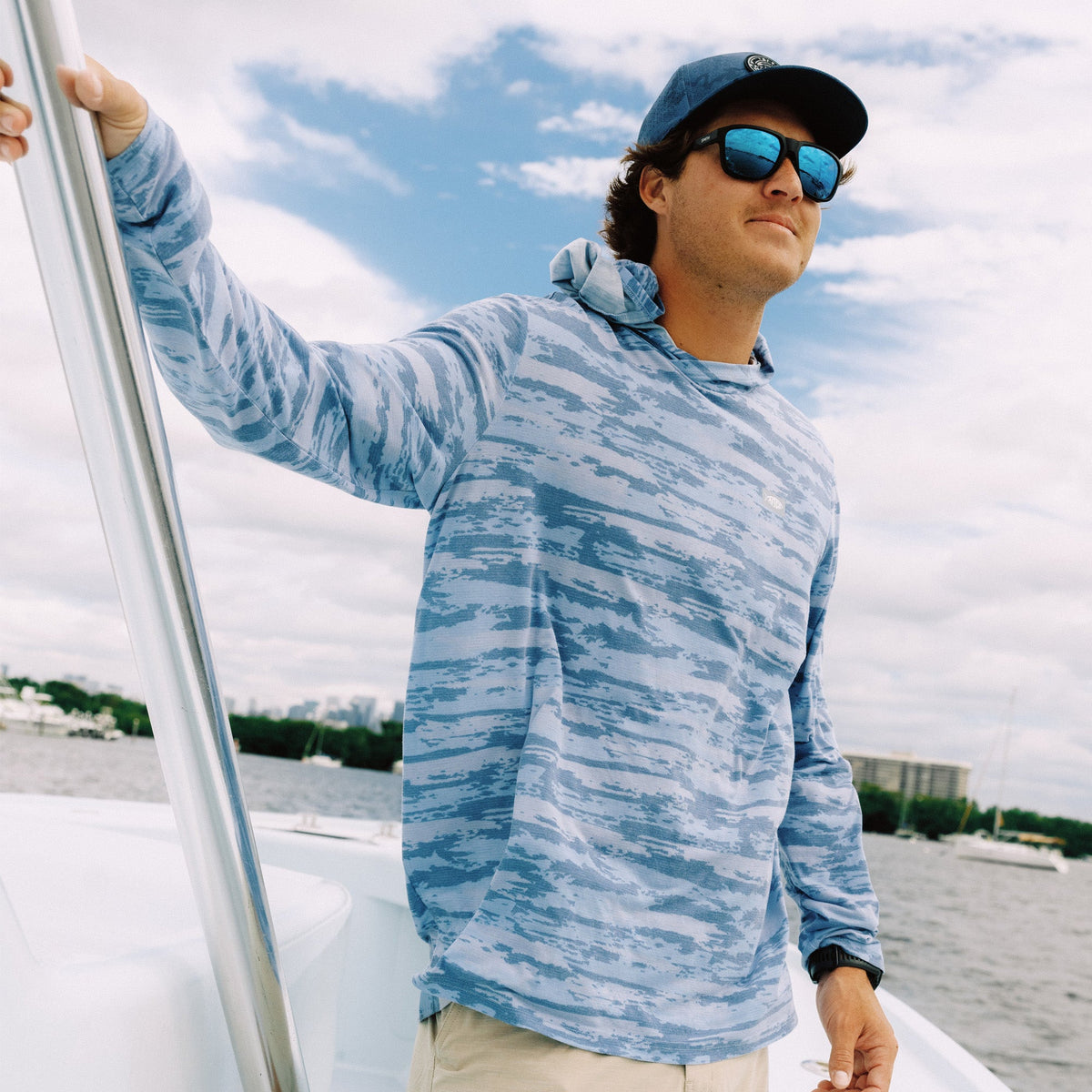 Ocean Bound Hooded Performance Shirt