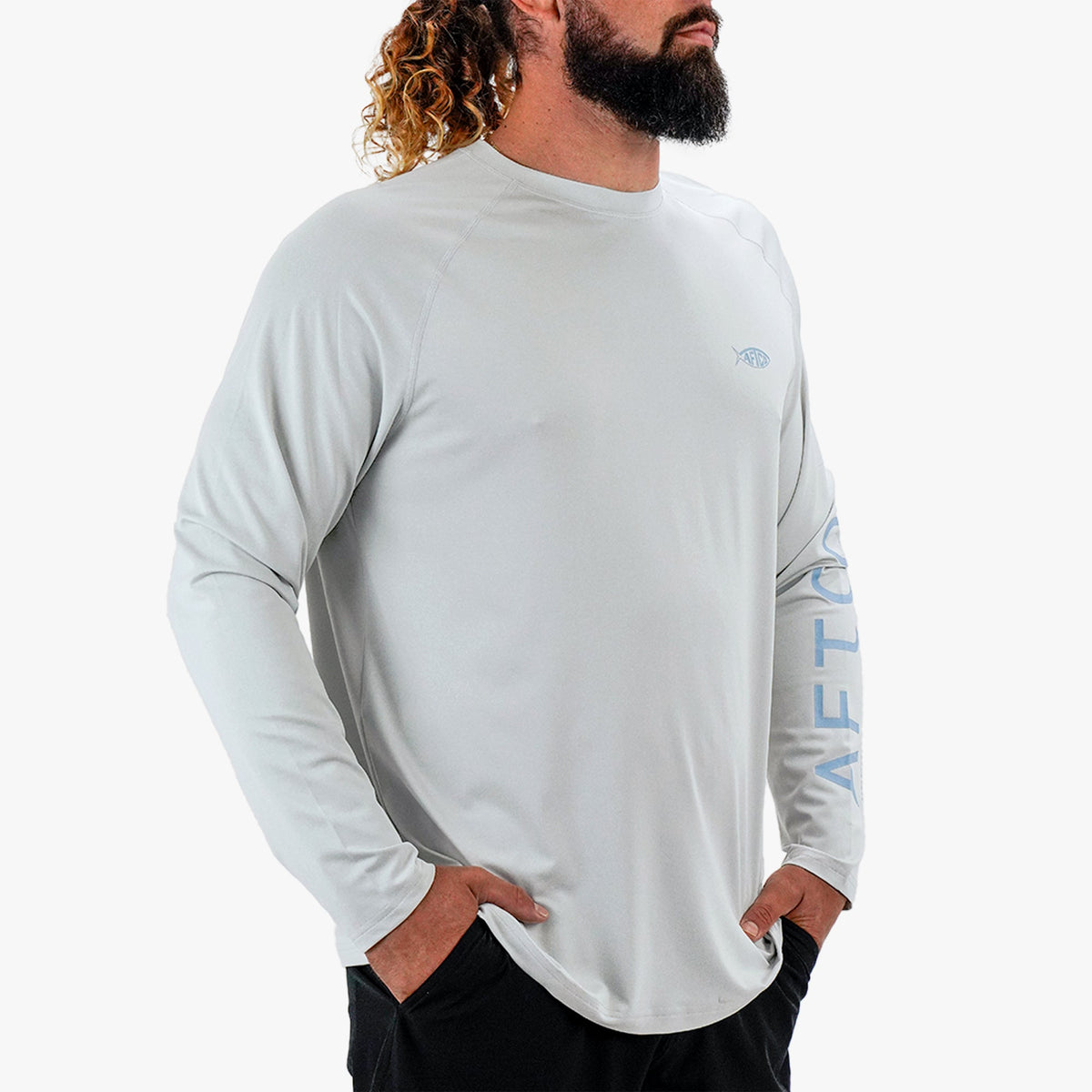 Men's Long Sleeve Sun Protection Shirt - Samurai by AFTCO