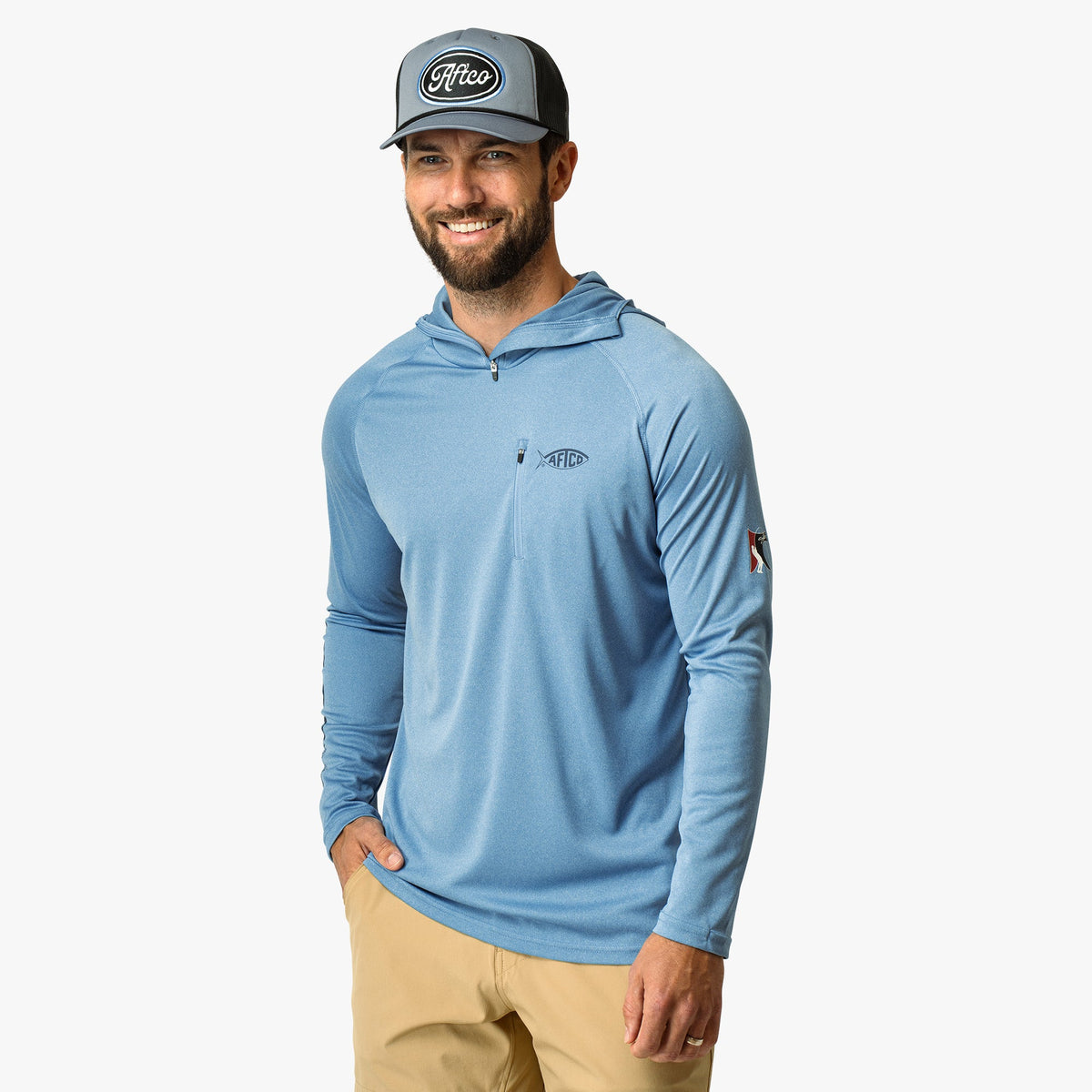 Jason Christie's Hooded LS Bass Fishing Performance Shirt