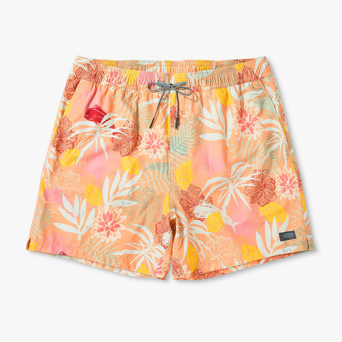 Strike Printed Swim Trunks