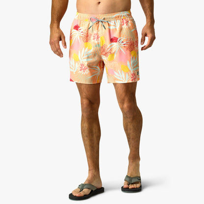 Strike Printed Swim Trunks