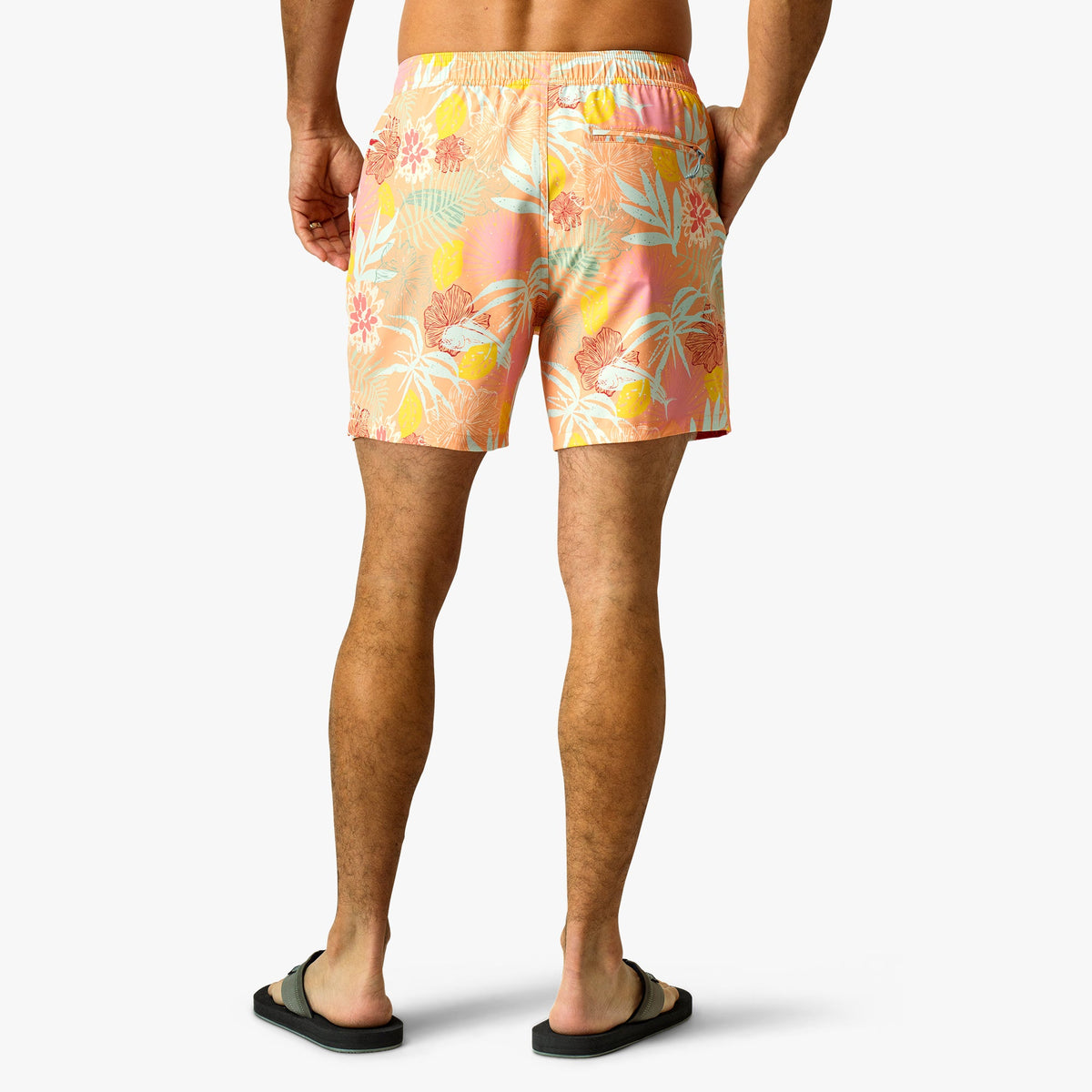 Strike Printed Swim Trunks