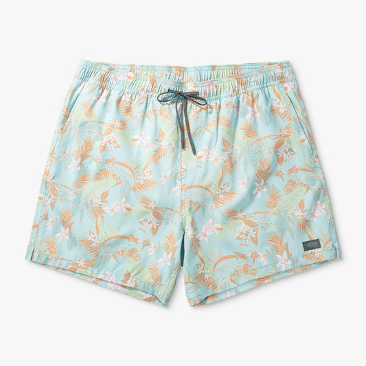 Strike Printed Swim Trunks