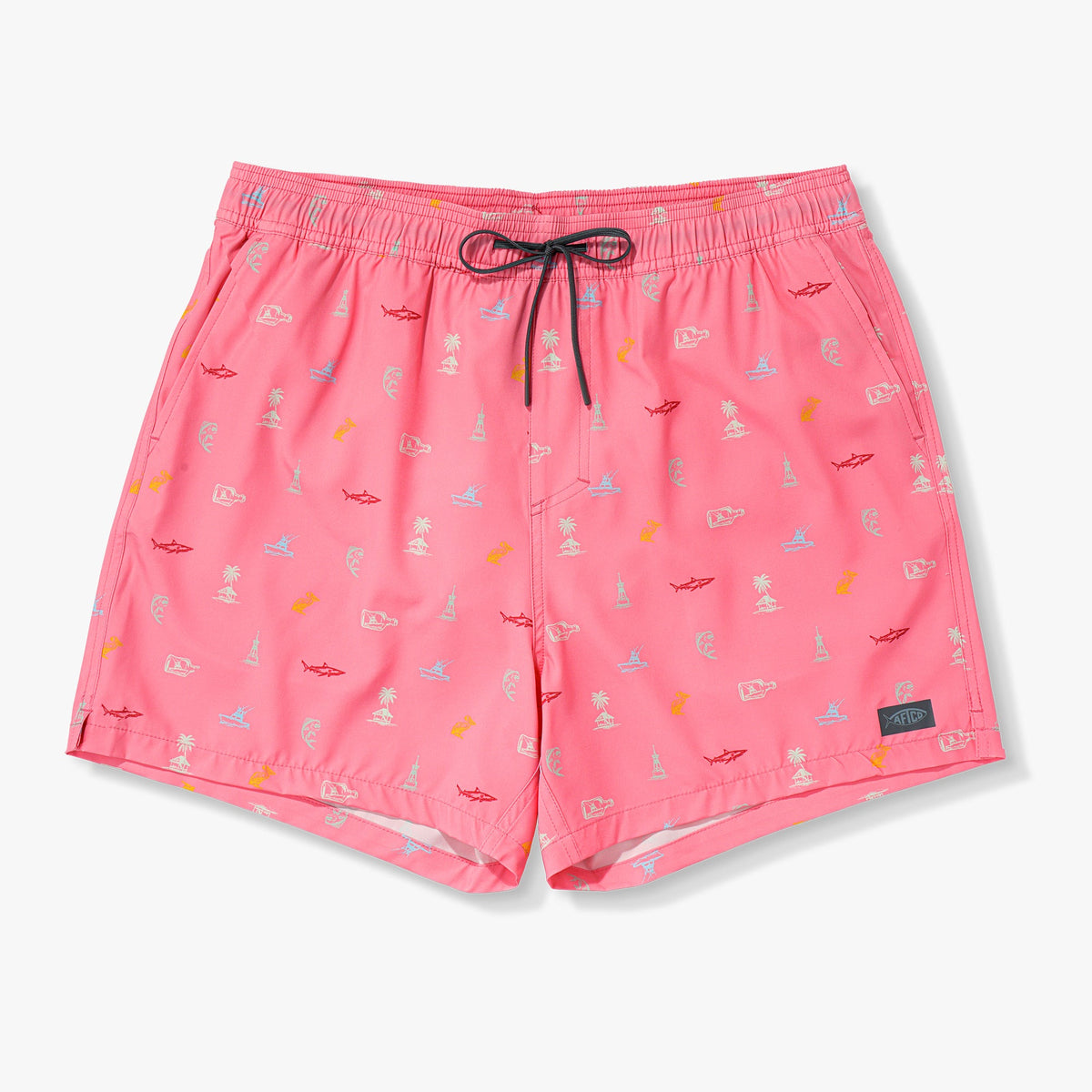 Strike Printed Swim Trunks