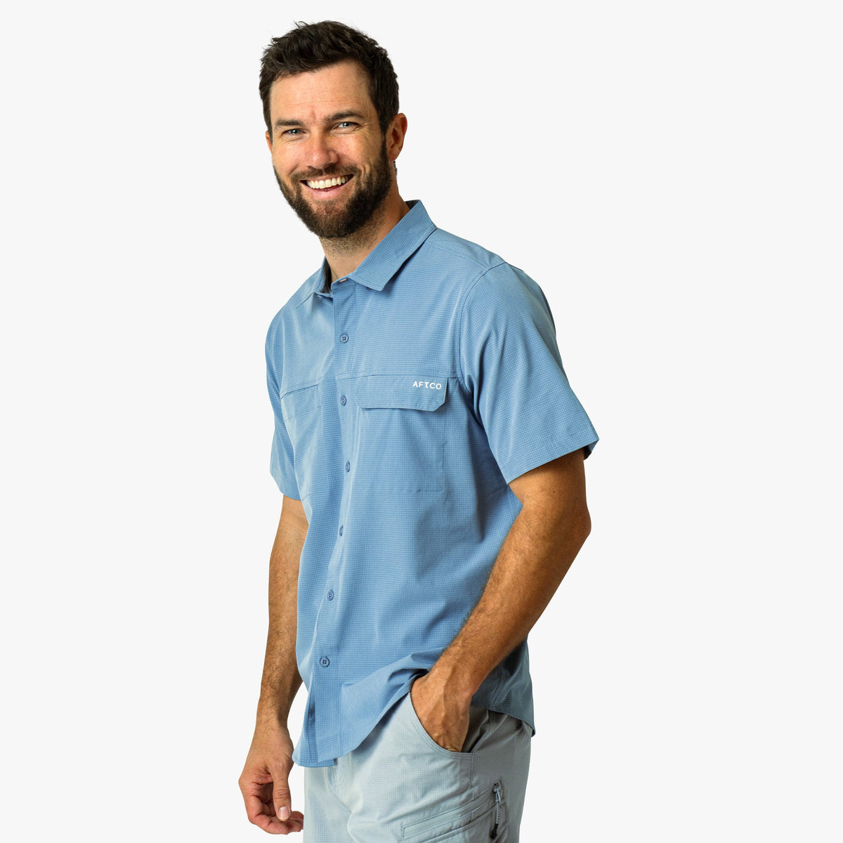 Air O Mesh SS Button Down Fishing Shirt