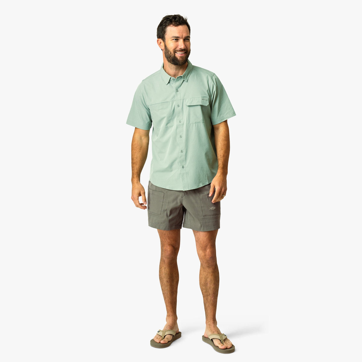 Air O Mesh SS Button Down Fishing Shirt