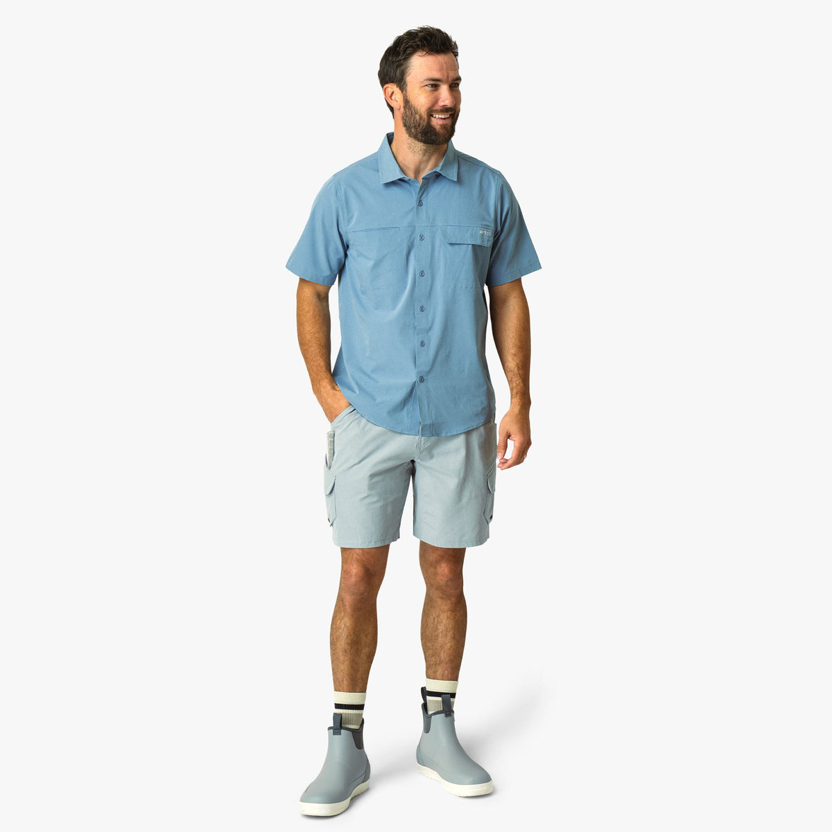Air O Mesh SS Button Down Fishing Shirt