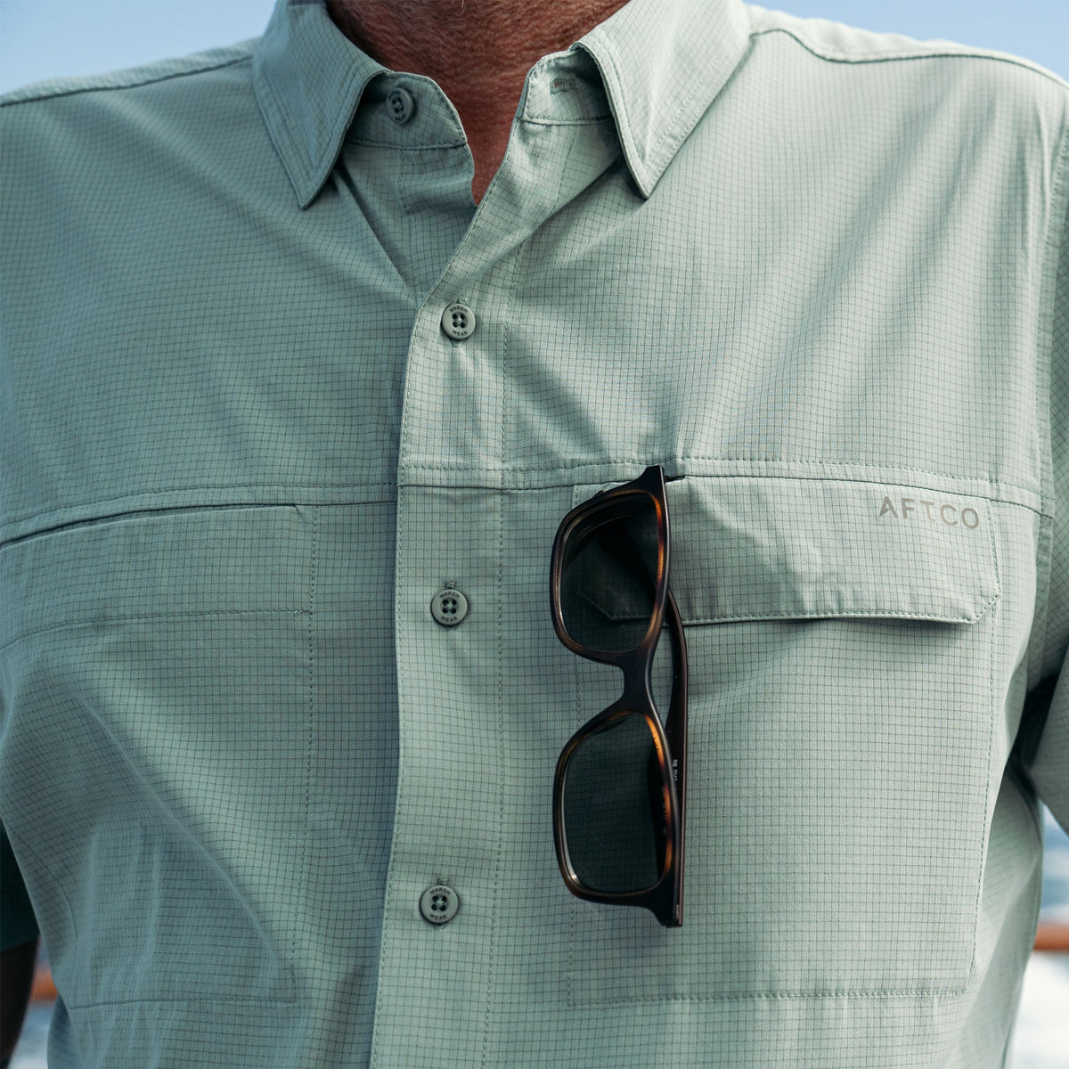 Air O Mesh SS Button Down Fishing Shirt