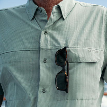 Air O Mesh SS Button Down Fishing Shirt