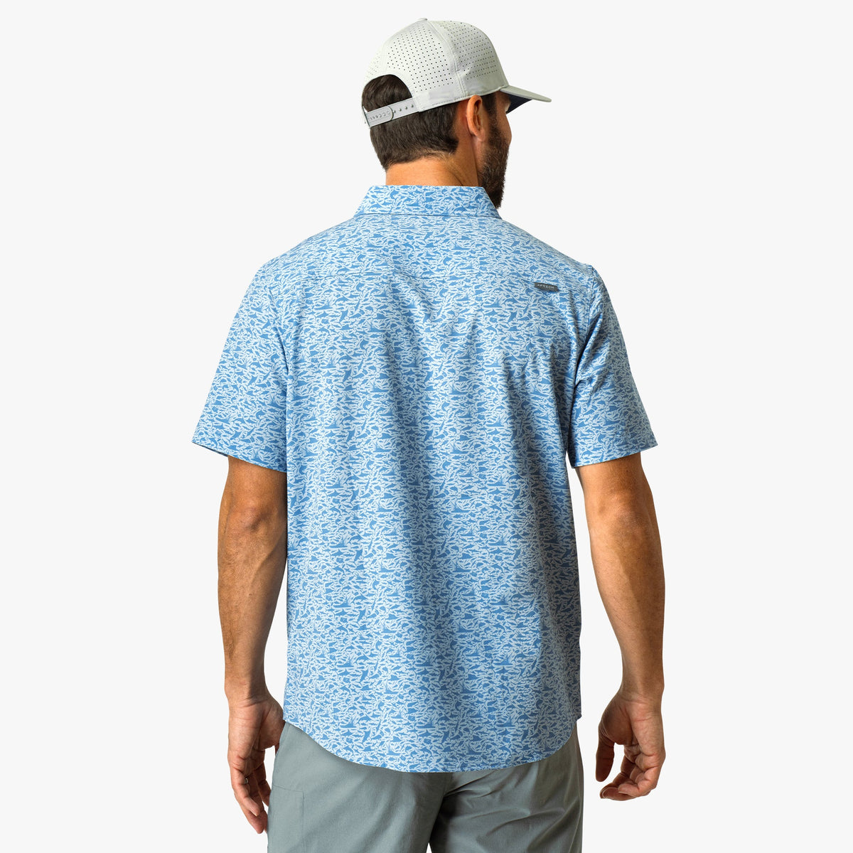 Boatbar Printed Button Down Fishing Shirt