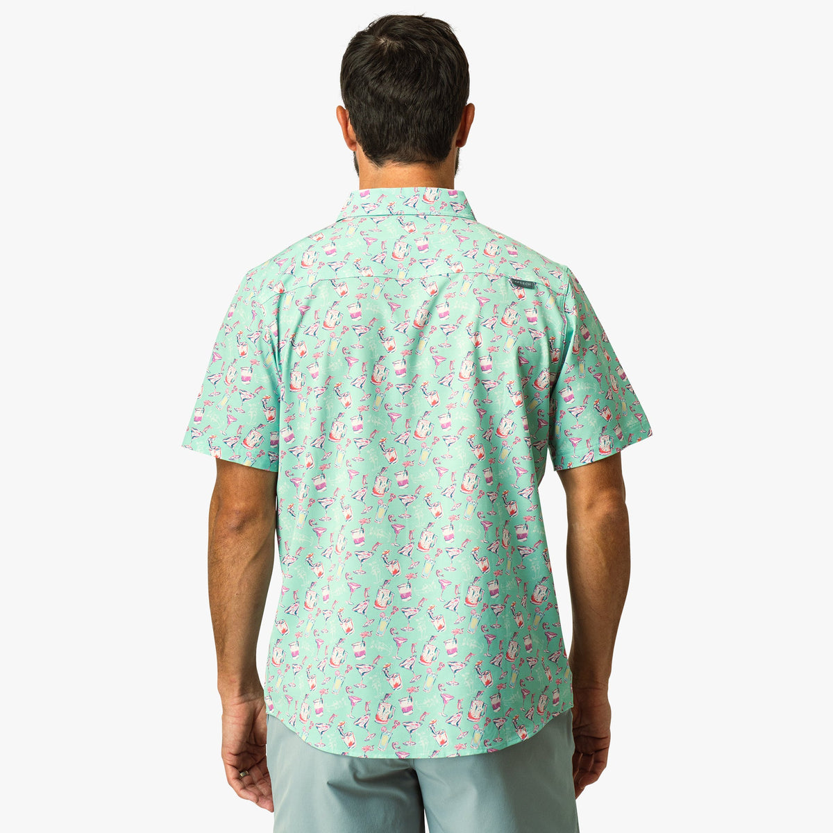 Boatbar Printed Button Down Fishing Shirt