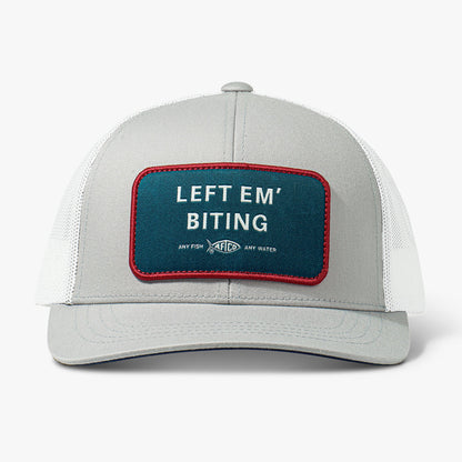 Left Em' Biting Fishing Trucker Hat