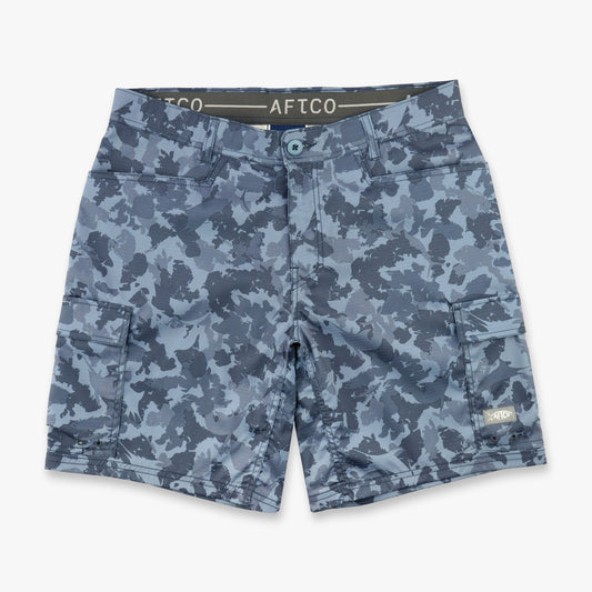 Deckhand Camo Fishing Cargo Shorts