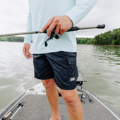 Deckhand Camo Fishing Cargo Shorts