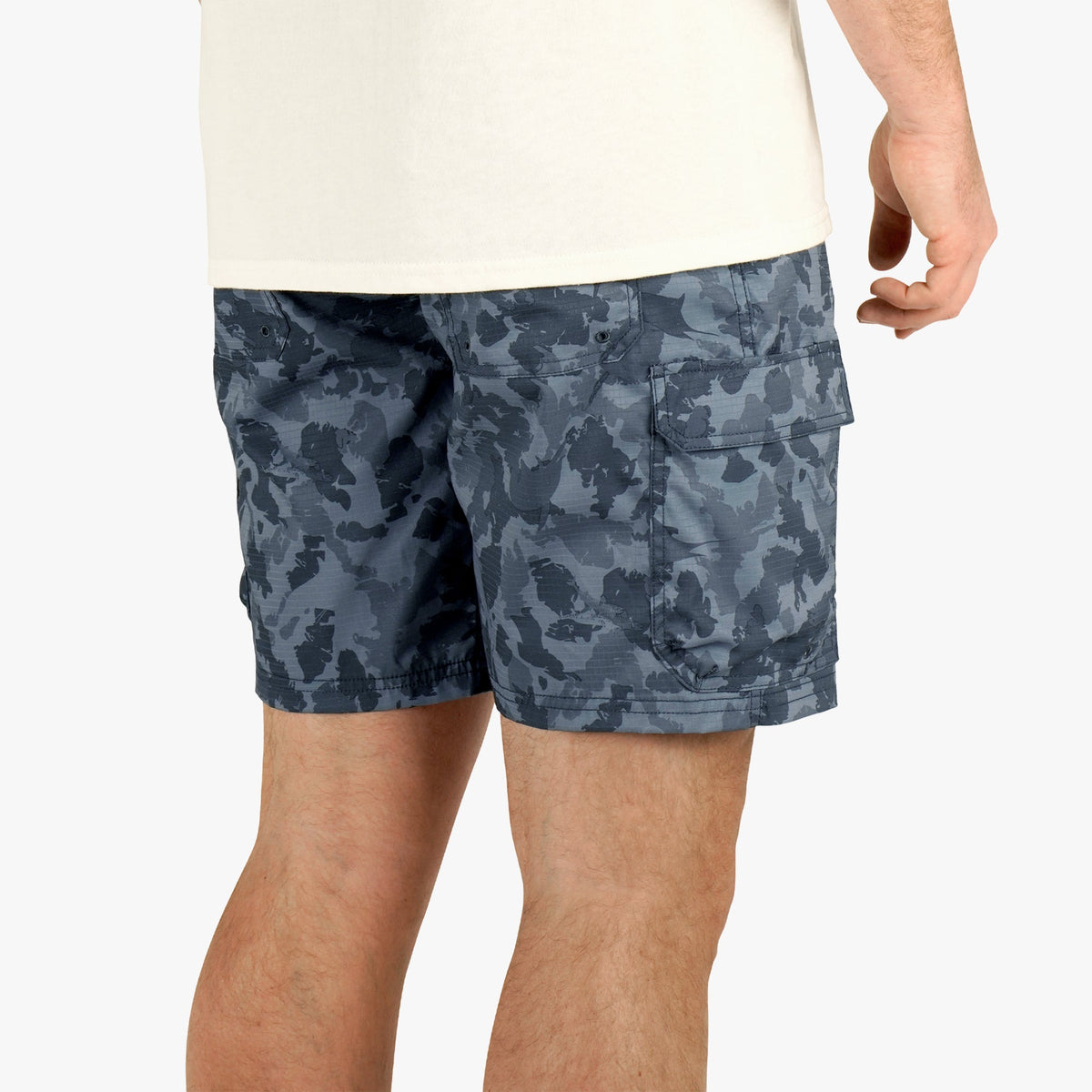 Deckhand Camo Fishing Cargo Shorts