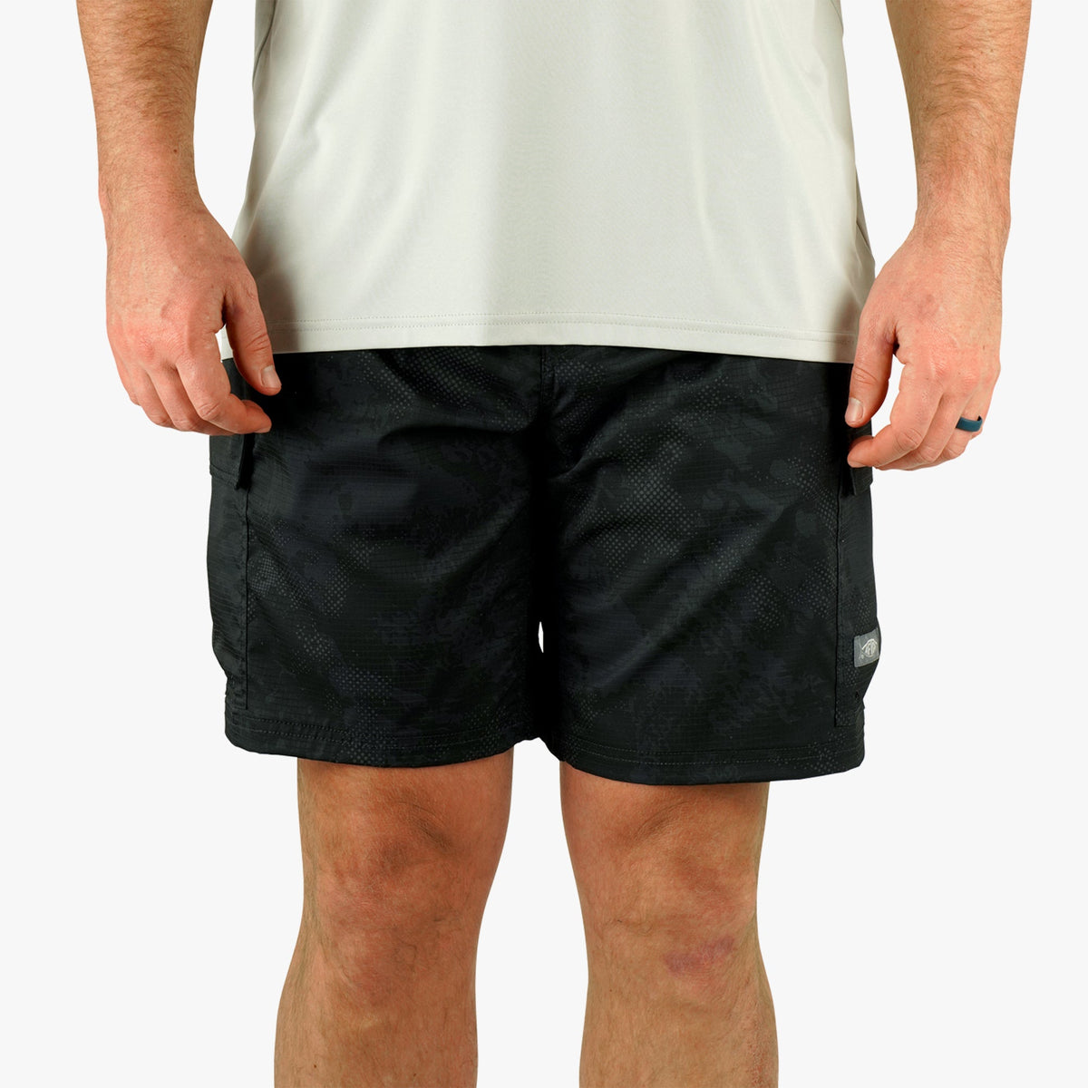 Deckhand Camo Fishing Cargo Shorts