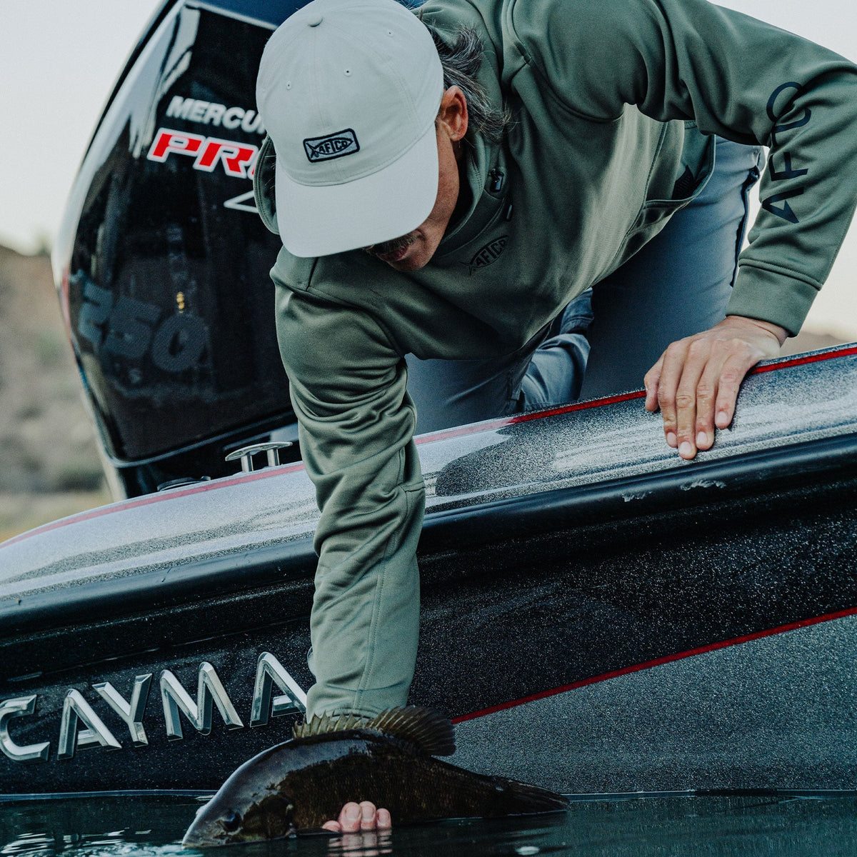 Reaper Hoodie: technical fishing sweatshirt by AFTCO
