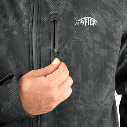 Reaper Tactical Zip Up Camo Softshell Jacket