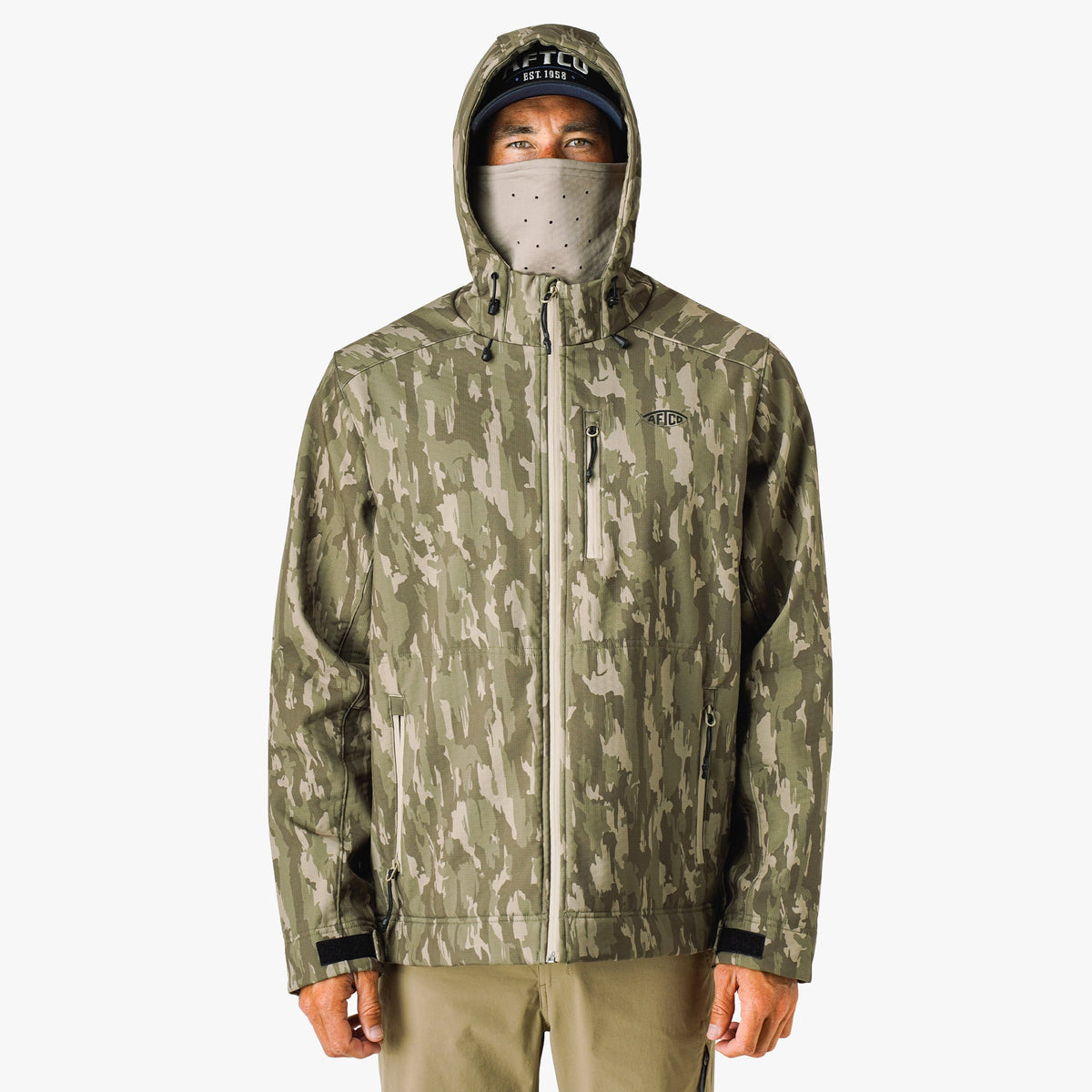 Reaper Tactical Zip Up Camo Softshell Jacket