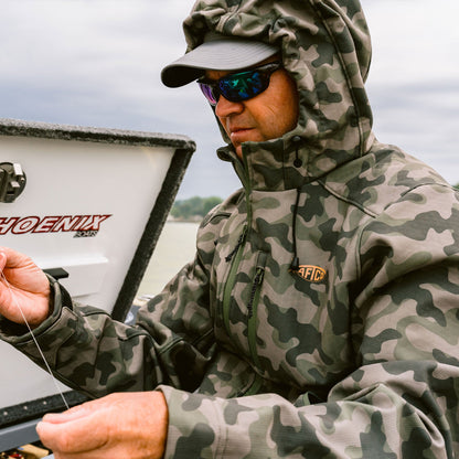 Reaper Tactical Zip Up Camo Softshell Jacket