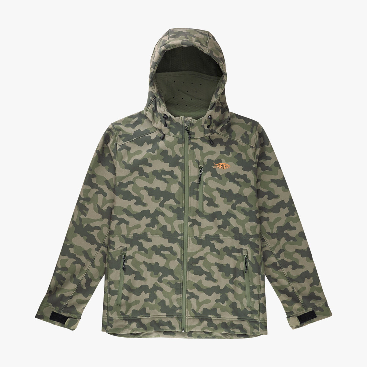 Reaper Tactical Zip Up Camo Softshell Jacket
