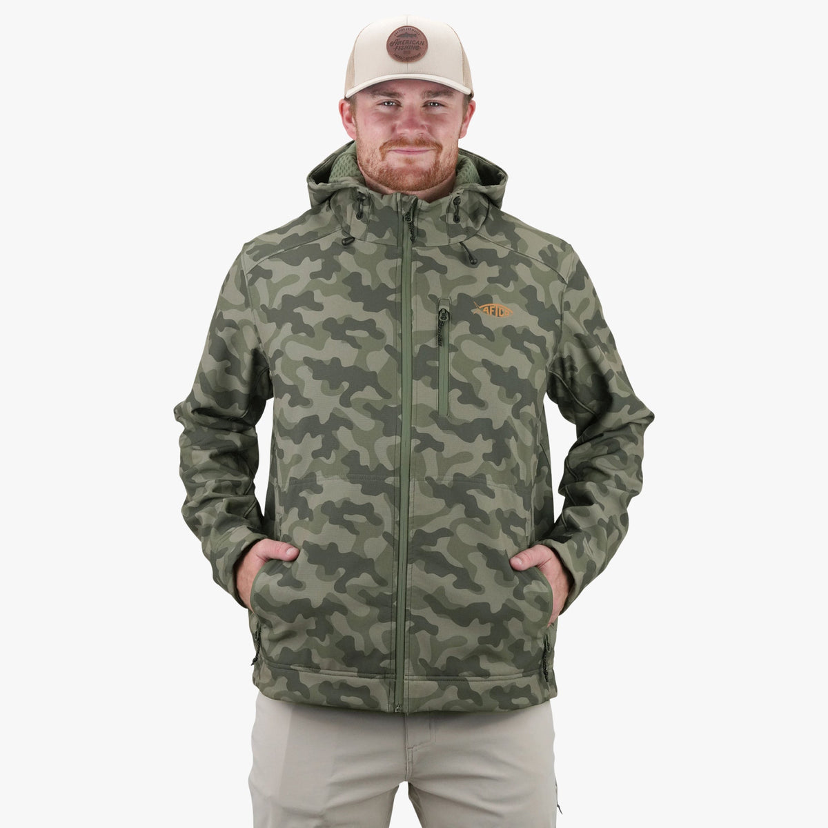 Reaper Tactical Zip Up Camo Softshell Jacket