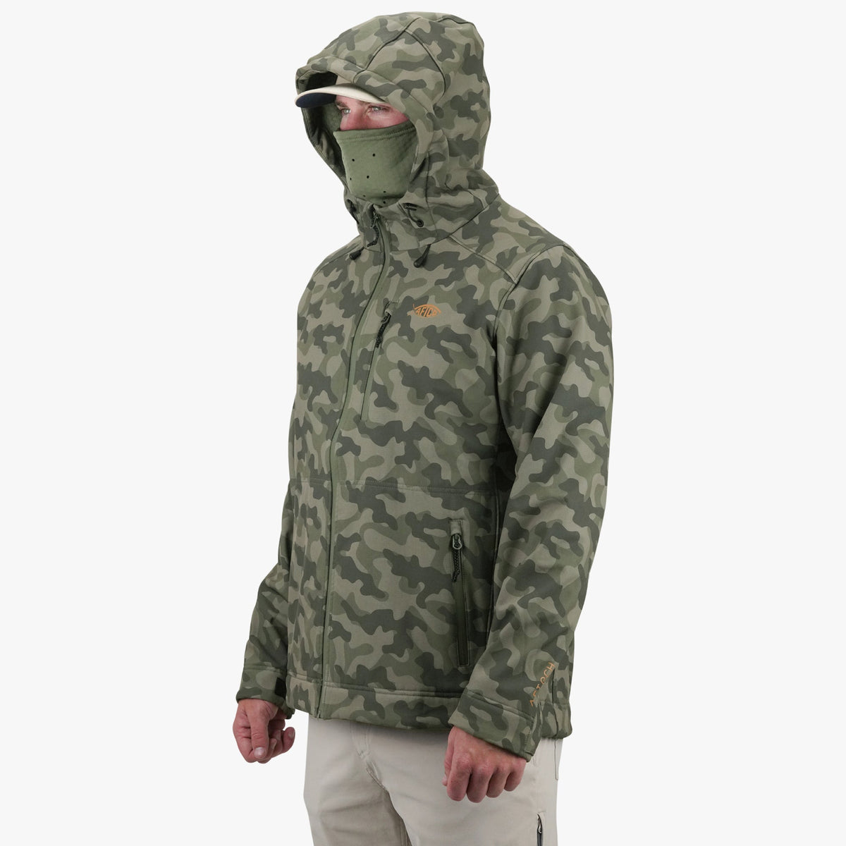 Reaper Tactical Zip Up Camo Softshell Jacket