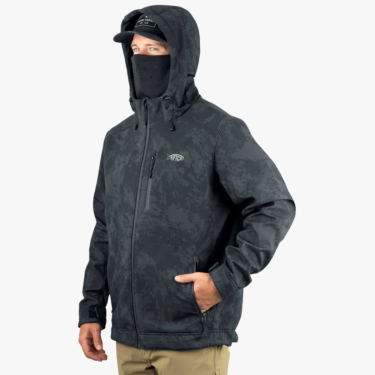 Reaper Tactical Zip Up Camo Softshell Jacket