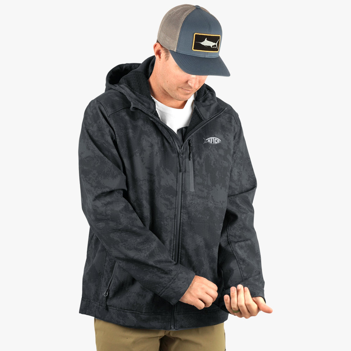 Reaper Tactical Zip Up Camo Softshell Jacket