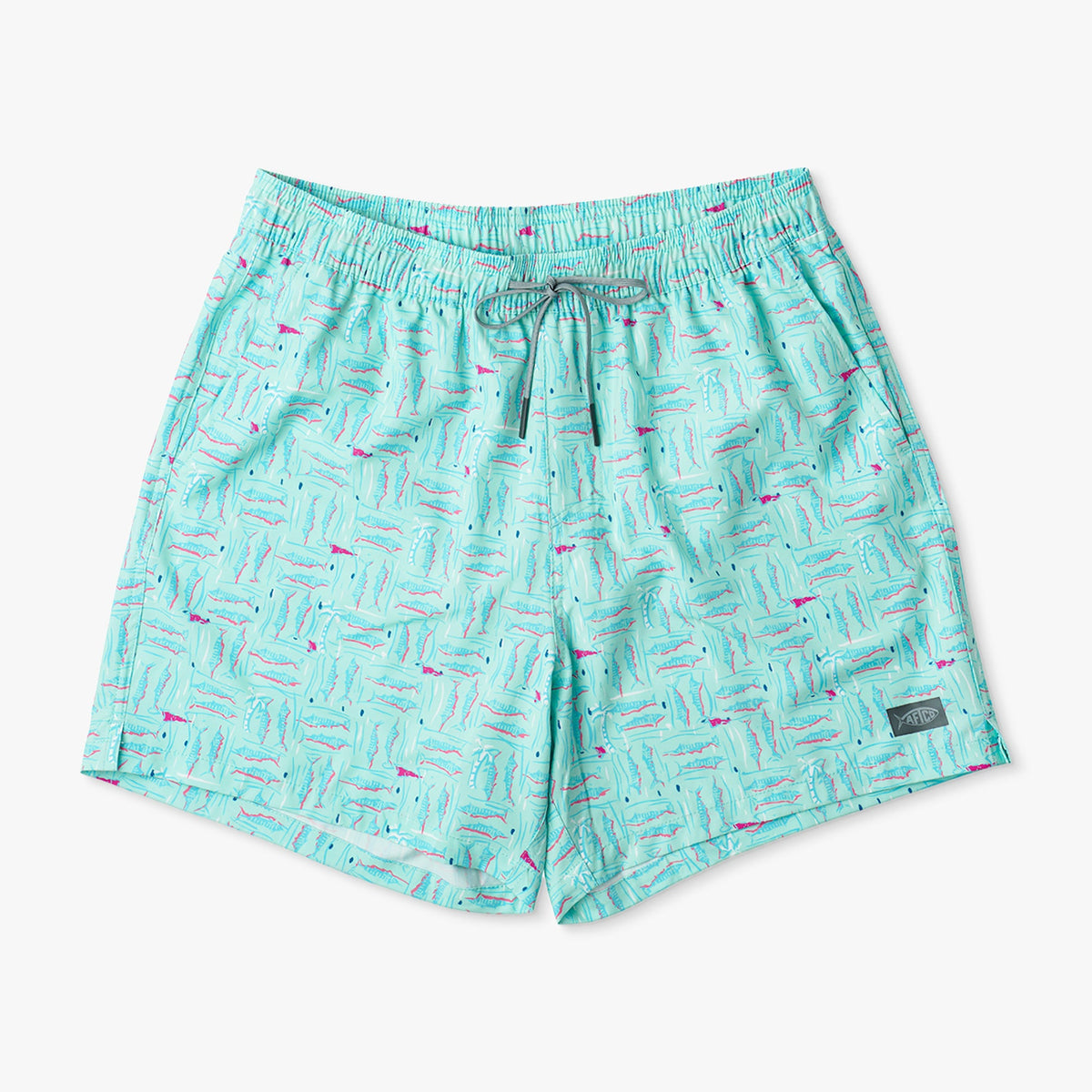 Strike Printed Swim Trunks
