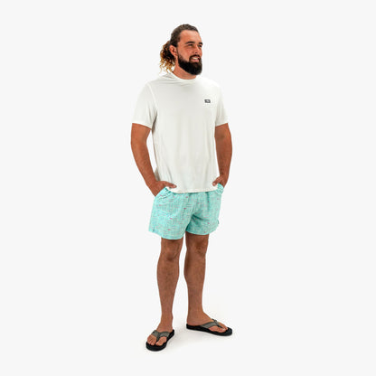 Strike Printed Swim Trunks