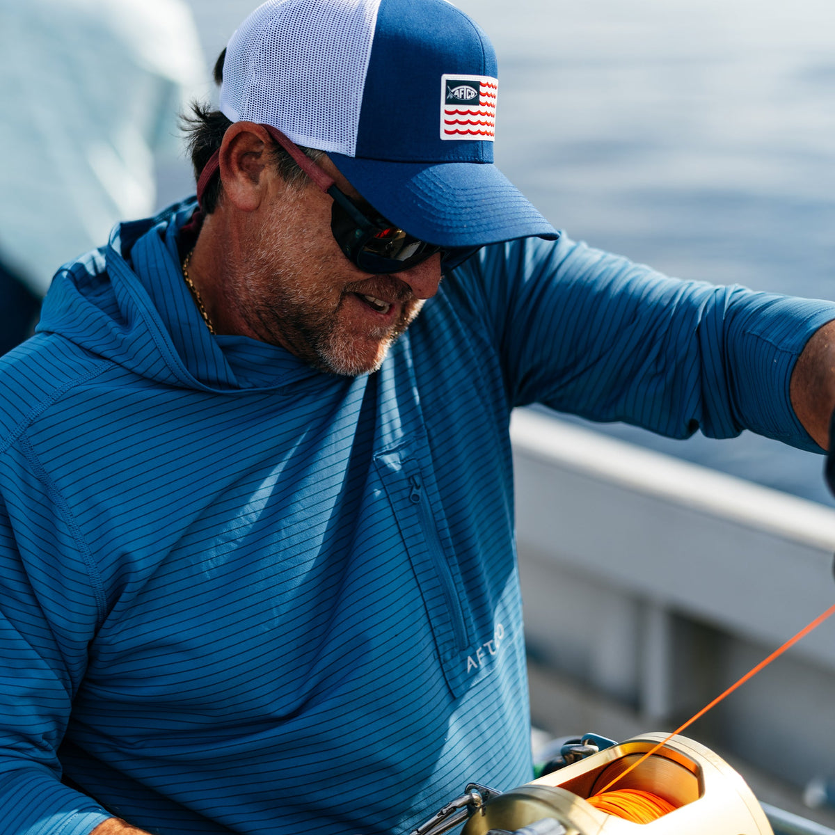 Channel Hooded Performance Shirt