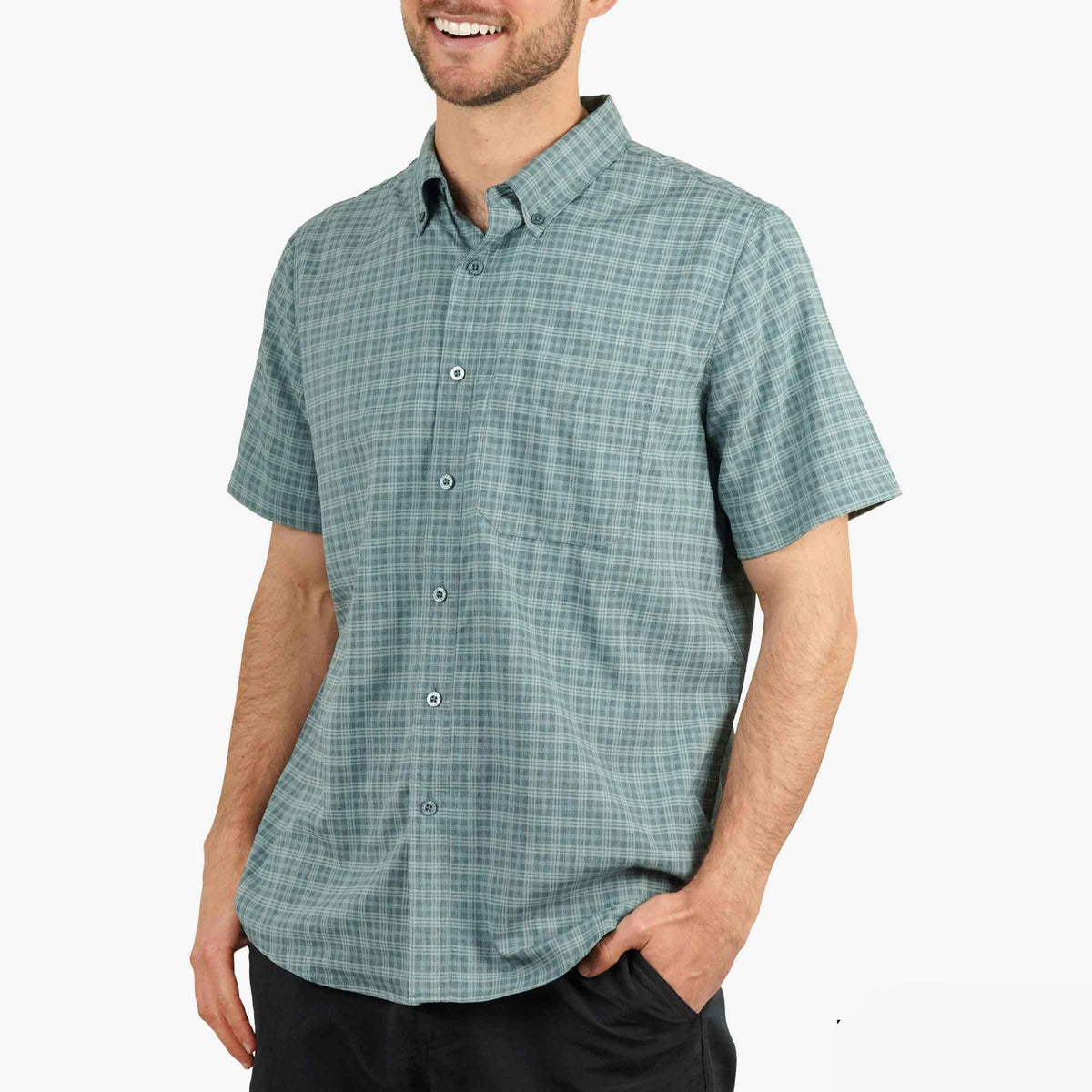 Dorsal Short Sleeve Button Down Shirt