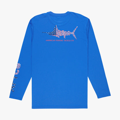 Jigfish Americana LS Performance Fishing Shirt