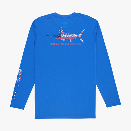 Jigfish Americana LS Performance Fishing Shirt