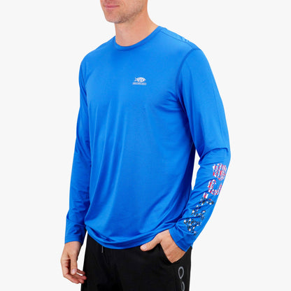 Jigfish Americana LS Performance Fishing Shirt