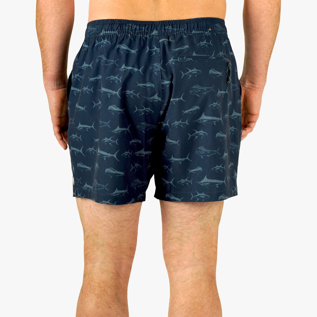 Strike Printed Swim Trunks