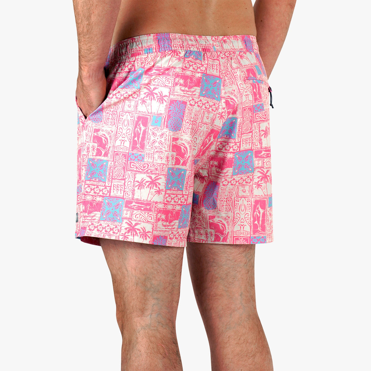 Strike Printed Swim Trunks