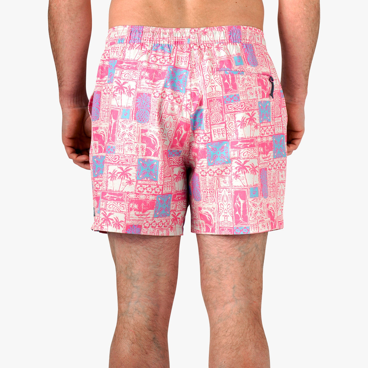 Strike Printed Swim Trunks