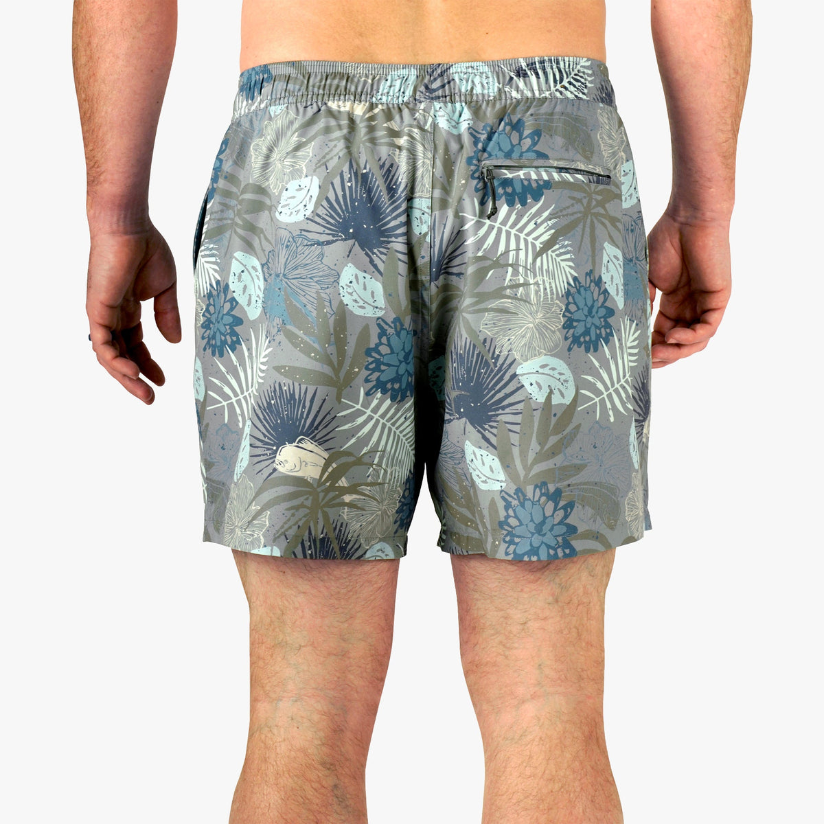 Strike Printed Swim Trunks