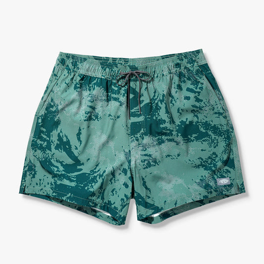 Strike Printed Swim Trunks