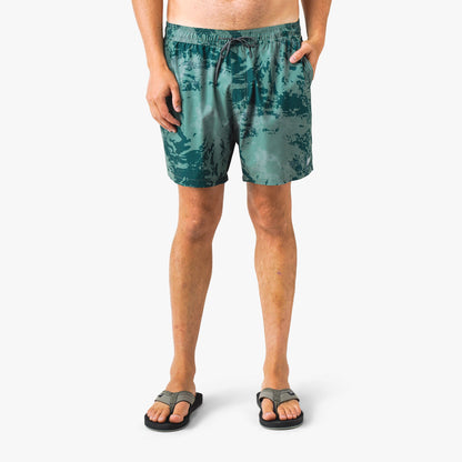Strike Printed Swim Trunks