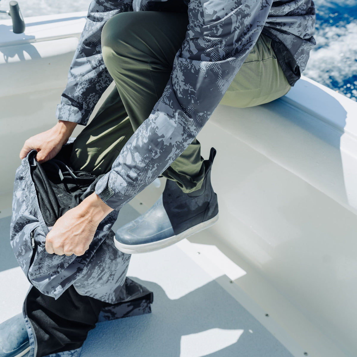 Crossing Printed Camo Fishing Pants