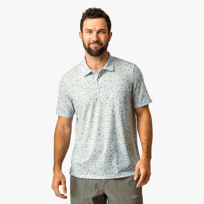 Qualifier Printed Performance Polo Shirt
