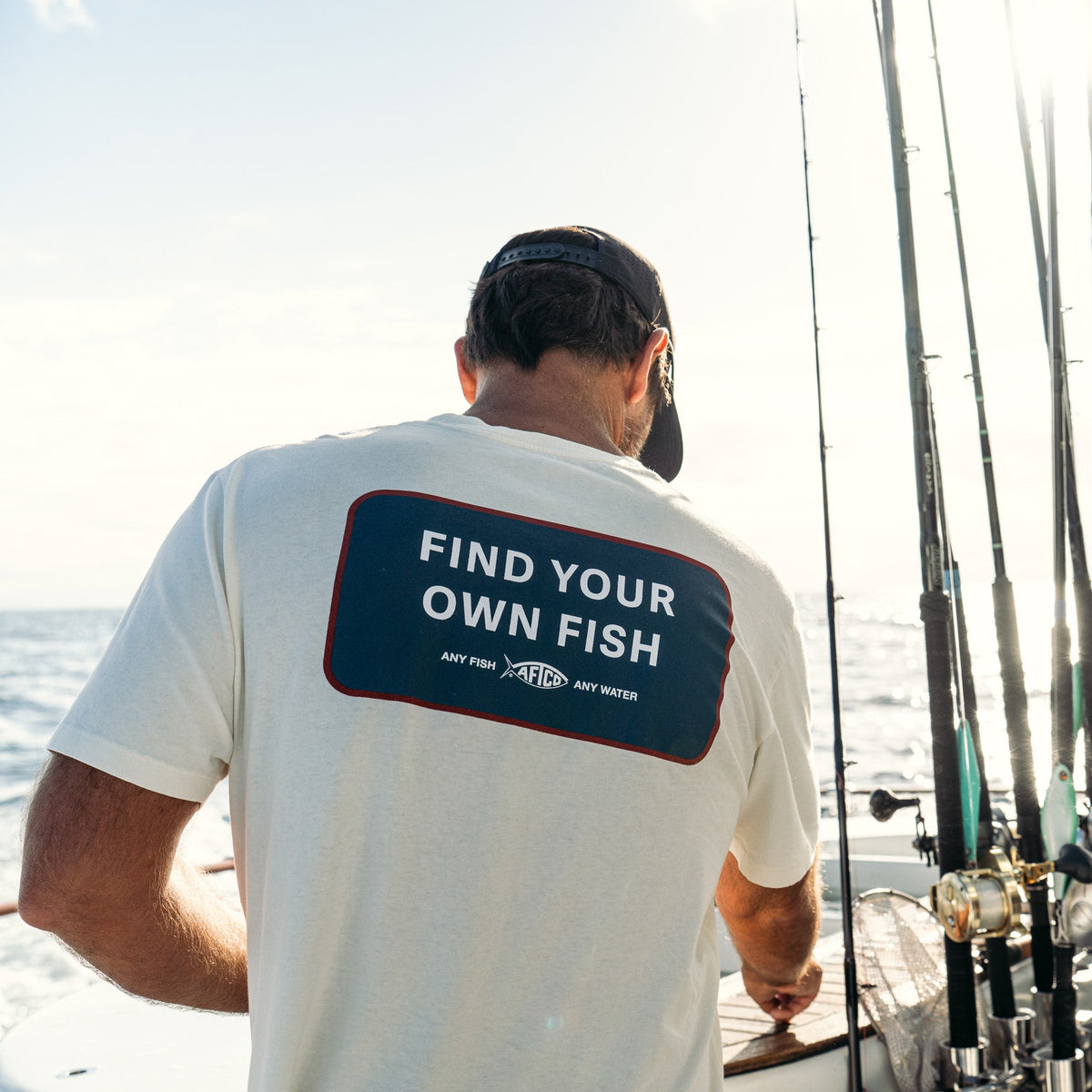 FYOF Short Sleeve Men's Fishing T-Shirt