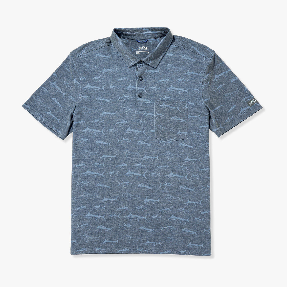 Qualifier Printed Performance Polo Shirt