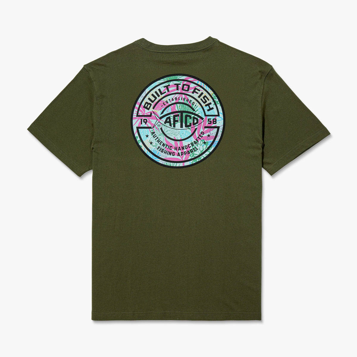 Tropics Short Sleeve Men's Fishing T-Shirt
