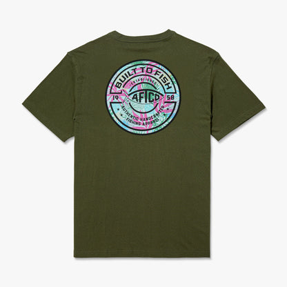Tropics Short Sleeve Men's Fishing T-Shirt